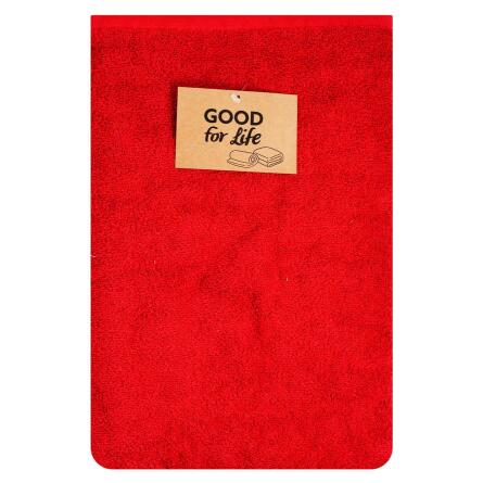 Рушник Good for Life махровий червоний 400г/м2 70х140см slide 1