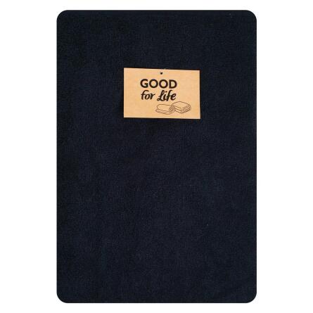 Рушник Good for Life махровий чорний 400г/м2 70х140см slide 1