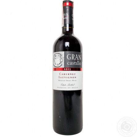 Вино Gran Castillo Cabernet Sauvignon червоне напівсолодке 12% 0,75л slide 6