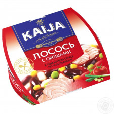 Лосось Kaija з овочами в томатному соусі 220г mini slide 1