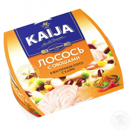 Лосось Kaija по-угорськи з овочами в соусі карі 220г slide 1