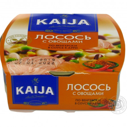 Лосось Kaija по-угорськи з овочами в соусі карі 220г slide 2