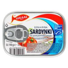 Сардини Graal в томатному соусі 110г mini slide 2
