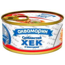 Хек сріблястий Аквамарин з овочами у томатному соусі 185г mini slide 1