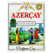 Чай чорний Азерчай з чебрецем 100г mini slide 2