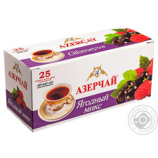 Чай чорний Azercay пакетований з ароматом ягод 25шт 45г mini slide 2