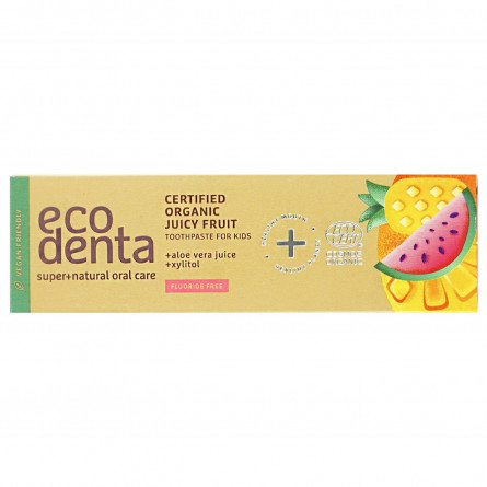 Зубная паста Ecodenta органическая с соком фруктов для детей 75мл slide 2