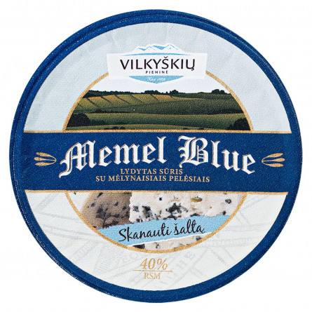 Сир Vilkyskiu Memel Blue з блакитною пліснявою 40% 140г slide 1