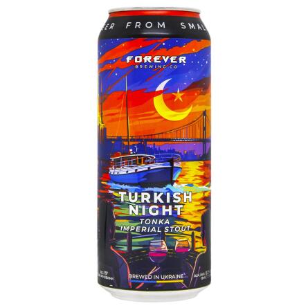 Пиво Forever Turkish Night темное нефильтрованное 8% 0,5л slide 1