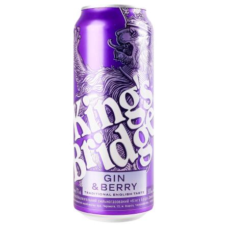 Напій слабоалкогольний King's Bridge Gin & Berry 7% 0,5л slide 1