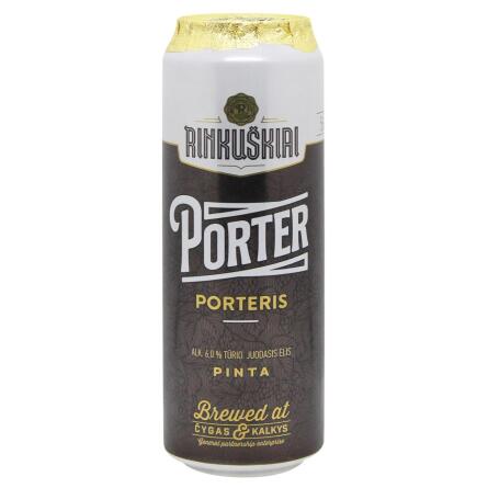 Пиво Rinkuskiai Porter темное 6% 0,568л slide 1