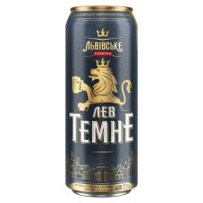 Пиво Львівське Лев темное 4,7% 0,48л mini slide 1