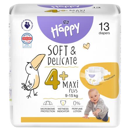 Підгузки Bella Happy Maxi Plus 4+ 9-15кг 13шт slide 1