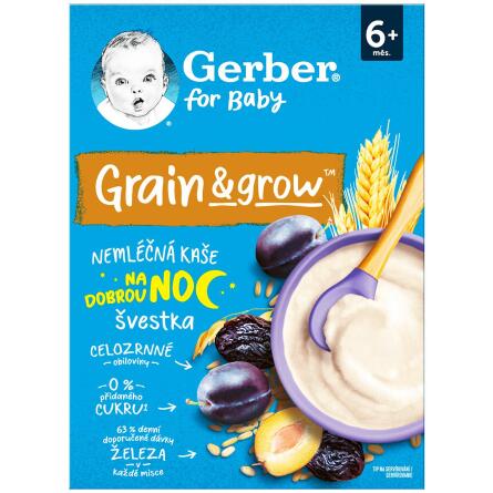 Каша овсяно-пшеничная Gerber с черносливом с 6 месяцев 200г slide 3