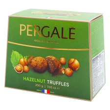 Цукерки Pergale Truffles Hazelnut 200г mini slide 1