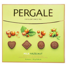 Конфеты шоколадные Pergale Лесной орех из молочного шоколада ассорти 110г mini slide 2