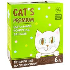 Наполнитель гигиенический Cat's Premium сапонитовый 6кг mini slide 1