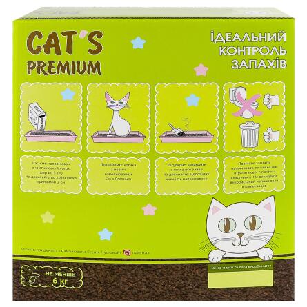 Наполнитель гигиенический Cat's Premium сапонитовый 6кг slide 2