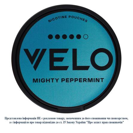 Подушечки нікотинові Velo Mighty Peppermint інтенсивний slide 2