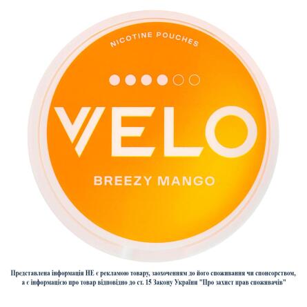 Паучи никотиновые Velo Breezy Mango классический slide 2