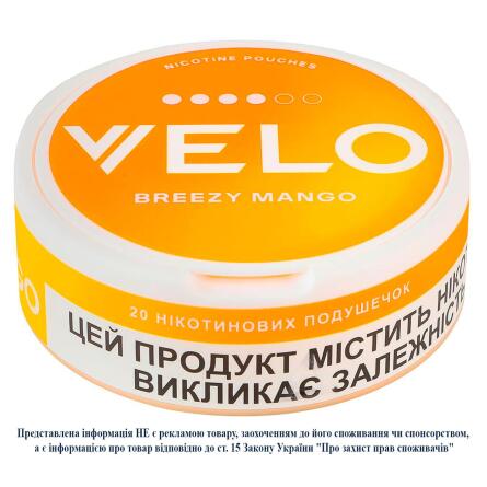 Паучи никотиновые Velo Breezy Mango классический slide 3