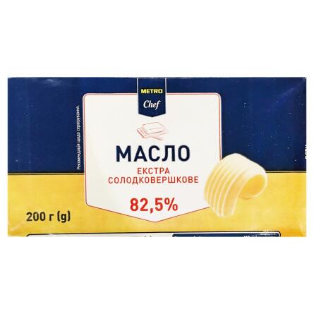 Масло Metro Chef экстра сладкосливочное 82,5% 200г slide 2