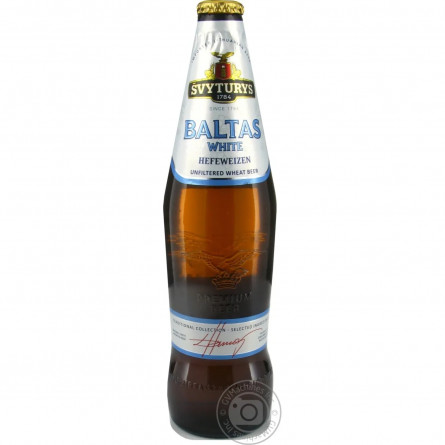 Пиво Svyturus Baltas White Hefeweizen світле 5% 0,5л slide 3
