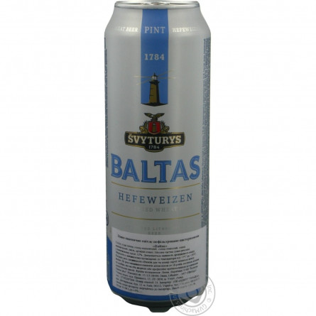 Пиво Svyturys Baltas світле нефільтроване 5% 0,568л slide 3