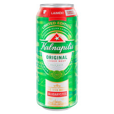 Пиво Kalnapilis Original в жерстяній банці 5% 0,5л mini slide 1