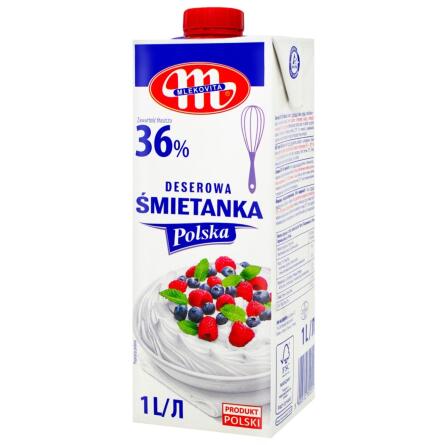 Вершки Mlekovita 36% 1л slide 1