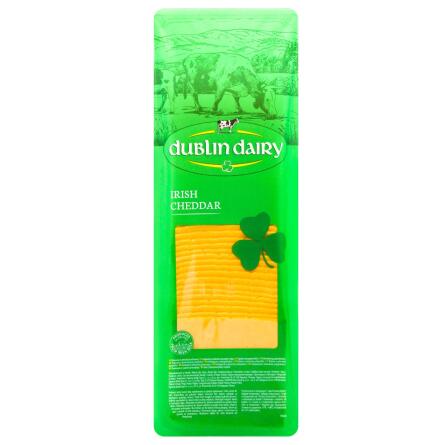 Сыр Dublin Dairy Irish Cheddar красный сычужный нарезка 48% 750г slide 2