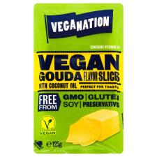 Продукт сырный веганский на основе кокосового масла Veganation Гауда нарезка 125г mini slide 1