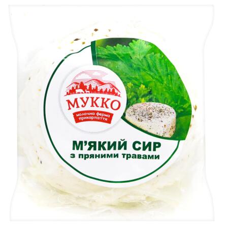 Сир Мукко м`який з пряними травами 49,2% slide 1