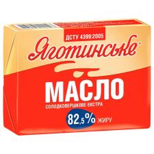 Масло Яготинське Екстра солодковершкове 82,5% 180г mini slide 2