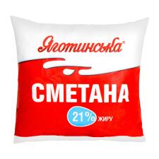 Сметана Яготинська 21% 400г mini slide 1