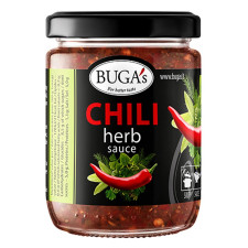 Соус BUGA's з перцем чилі та травами гострий 160г mini slide 1