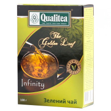 Чай Qualitea зелений натуральний 100г mini slide 1