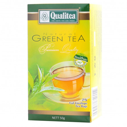 Чай Qualitea зеленый натуральный 25х2г slide 3