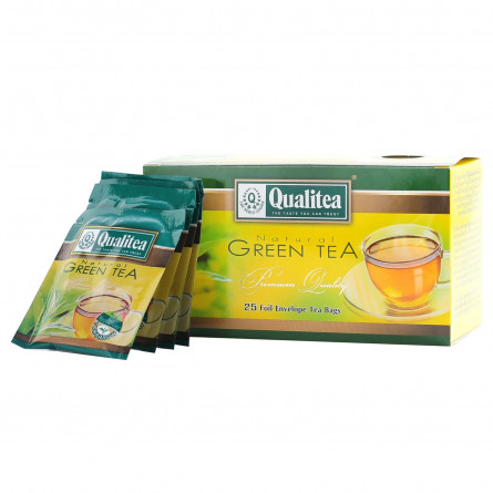 Чай Qualitea зеленый натуральный 25х2г slide 4