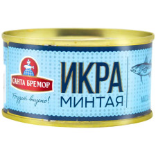 Ікра минтая Санта Бремор люкс 130г mini slide 1