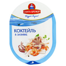 Коктейль Санта Бремор з морепродуктів в заливці 180г mini slide 1