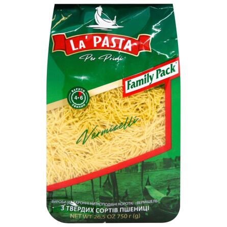 Макаронные изделия La Pasta Per Primi вермишель короткая 750г slide 2