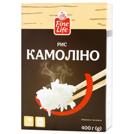 Рис Fine Life Камолино в пакетах 100г х 4шт slide 1