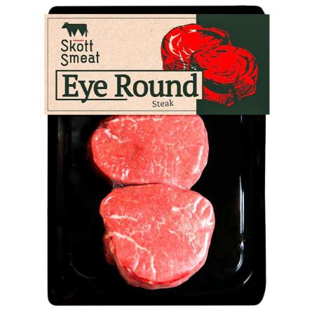 Тазостегнова частина яловича Skott Smeat Eye Round Steak охолоджена ~250г slide 1