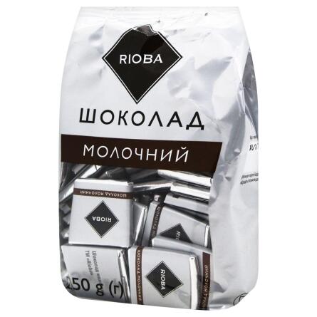 Шоколад молочний Rioba порційний 50шт 250г slide 1