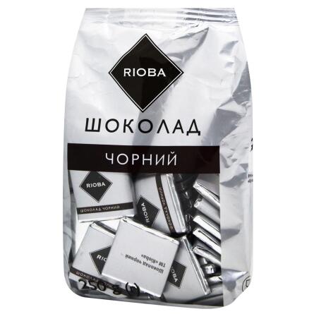 Шоколад чорний Rioba порційний 50шт 250г slide 1