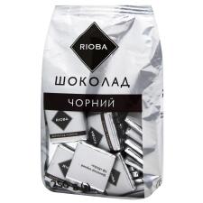 Шоколад чорний Rioba порційний 50шт 250г mini slide 1