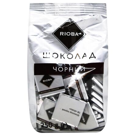 Шоколад чорний Rioba порційний 50шт 250г slide 2
