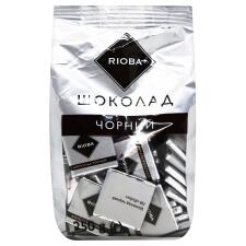Шоколад чорний Rioba порційний 50шт 250г mini slide 2