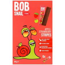 Конфеты Bob Snail Яблочно-клубничный страйп 84г mini slide 1